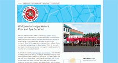 Desktop Screenshot of happywatersinc.com